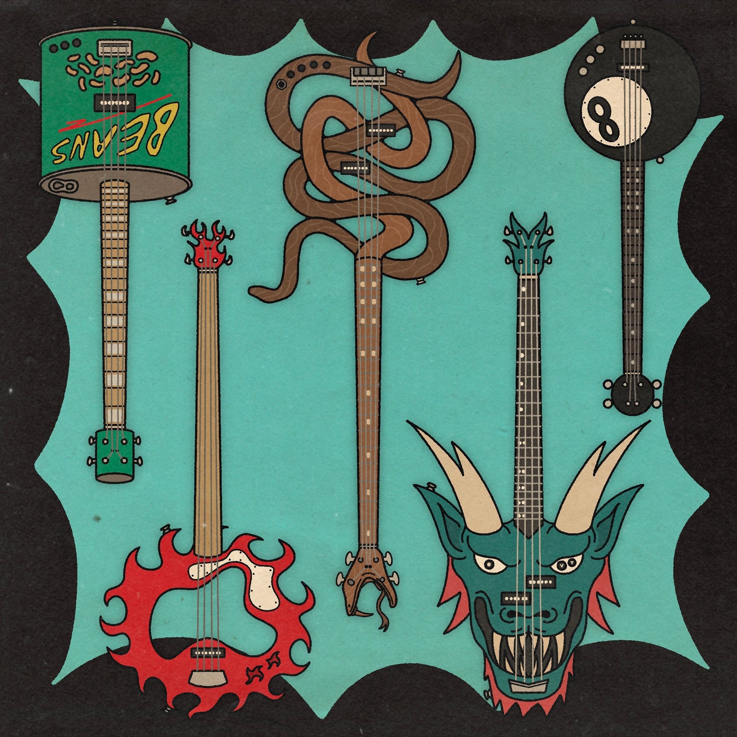 "Bass Gallery" 12x12 Print