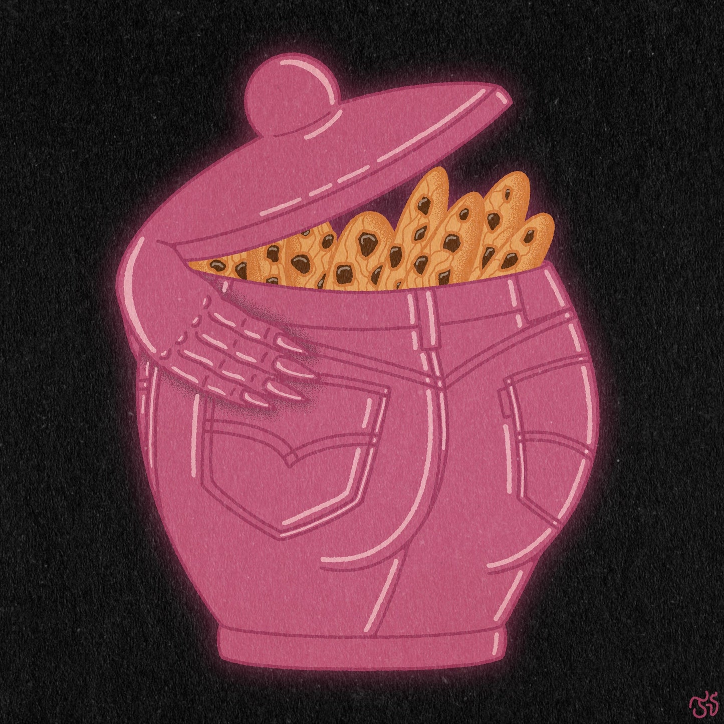 "Cookie Jar" 12x12 Print