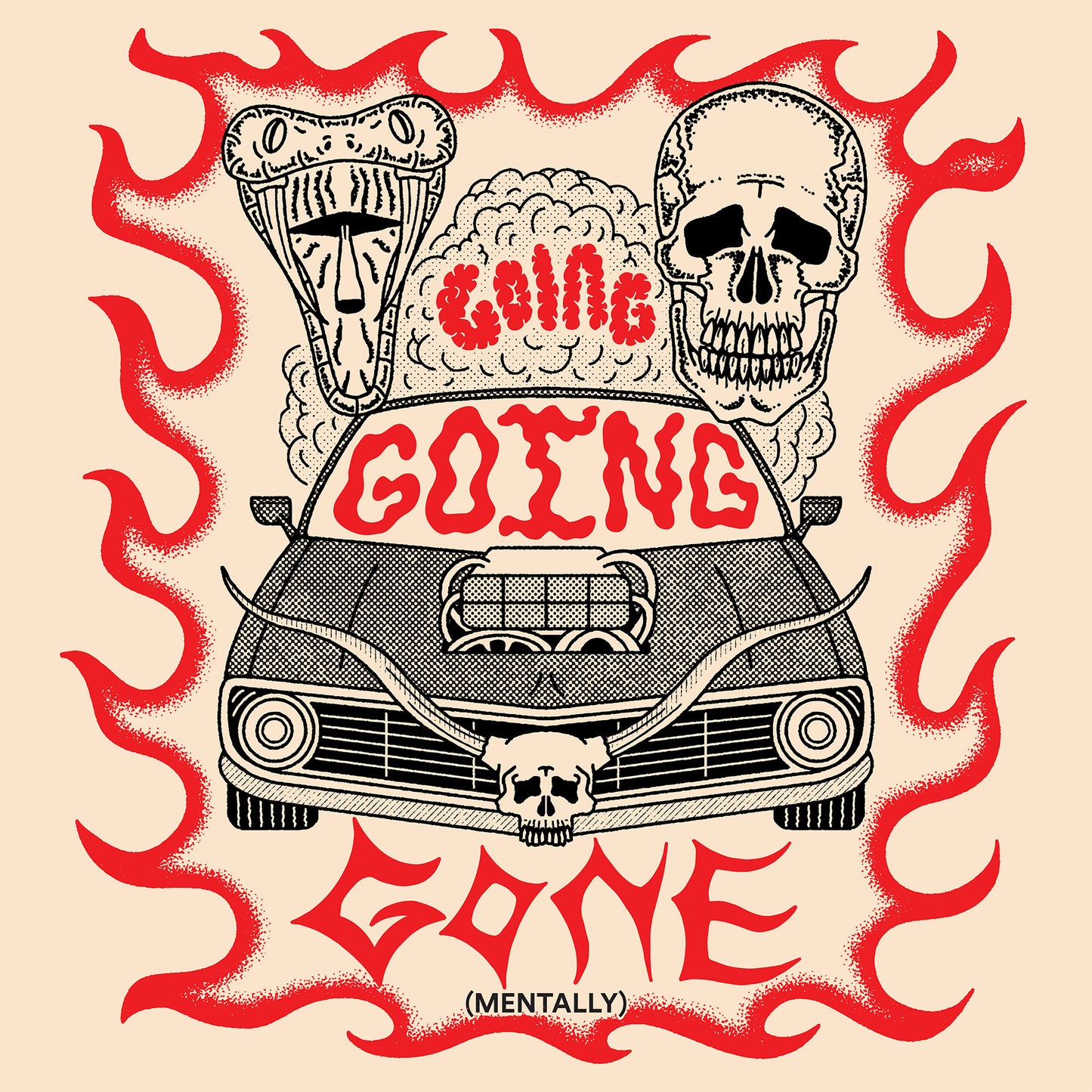 "Going Going Gone" 12x12 Print