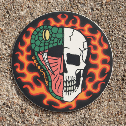 Half Snake Sticker
