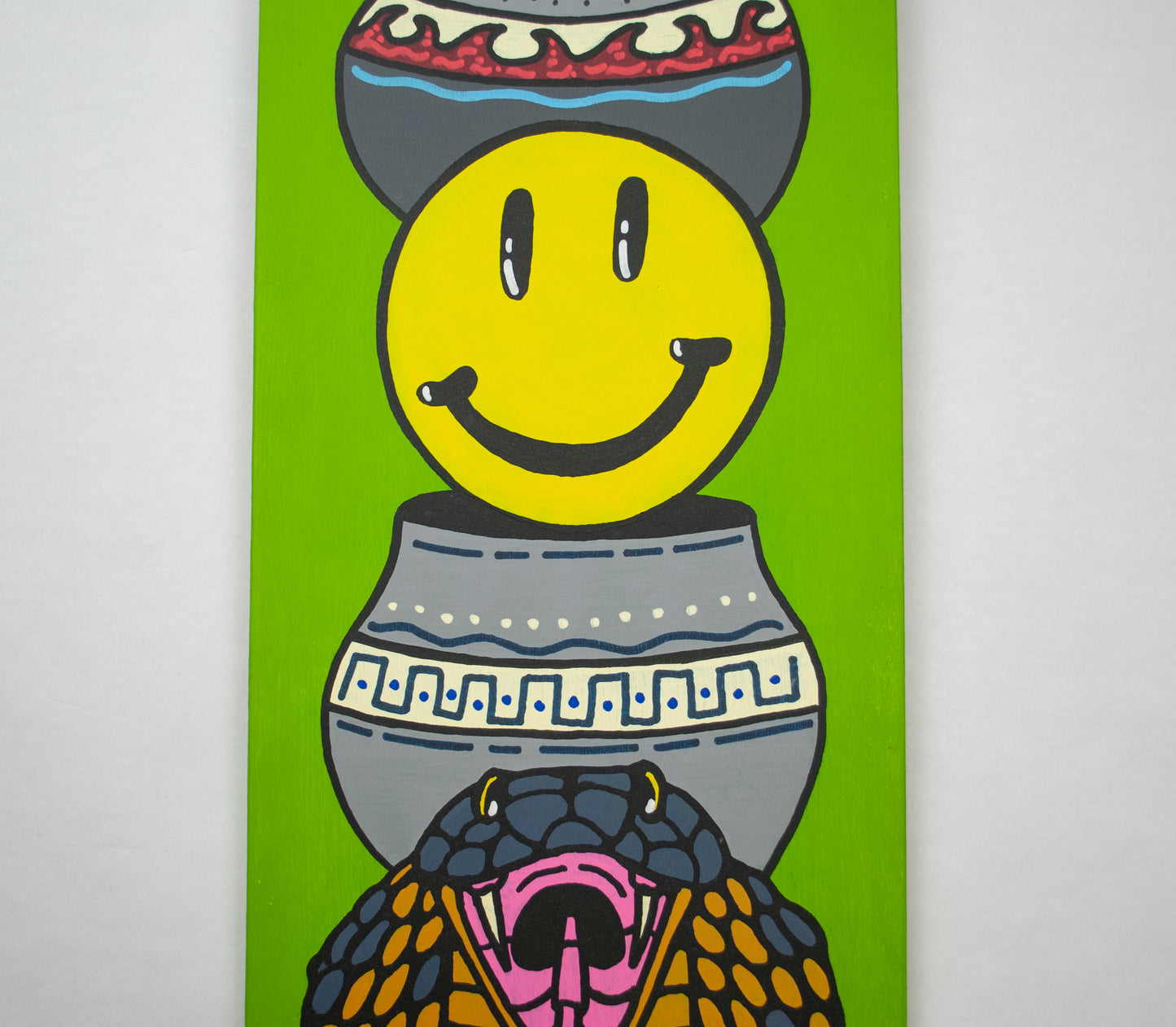 "3 Vases" Painted Deck