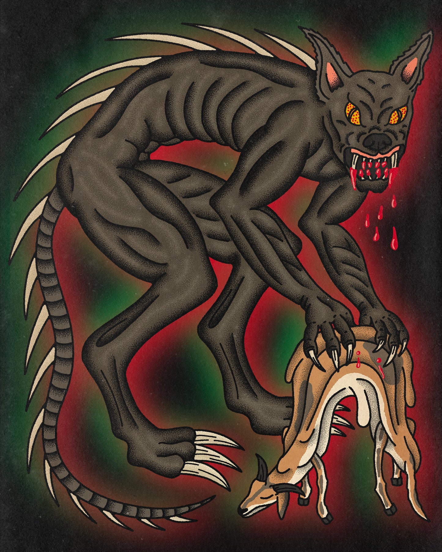 "Chupacabra" 12x15 Print