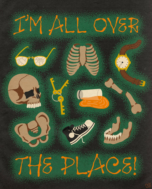 "All Over" 12x15 Print