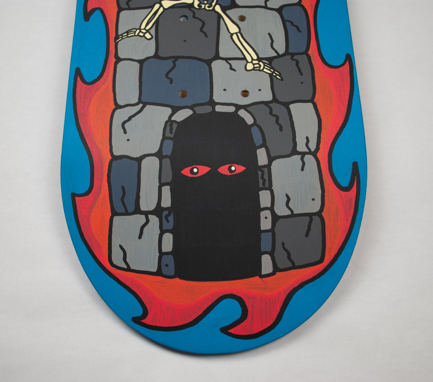"The Castle" Painted Deck