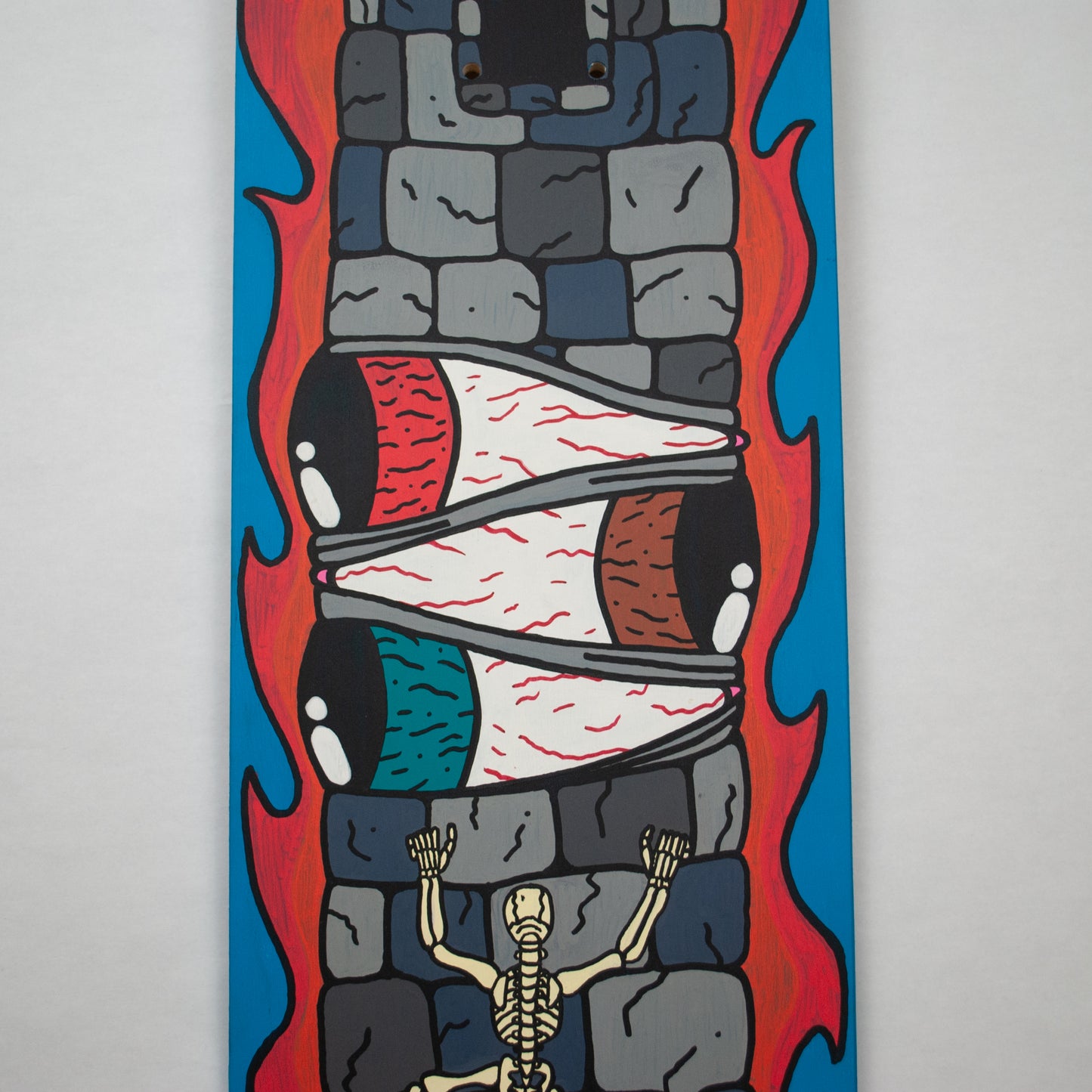 "The Castle" Painted Deck