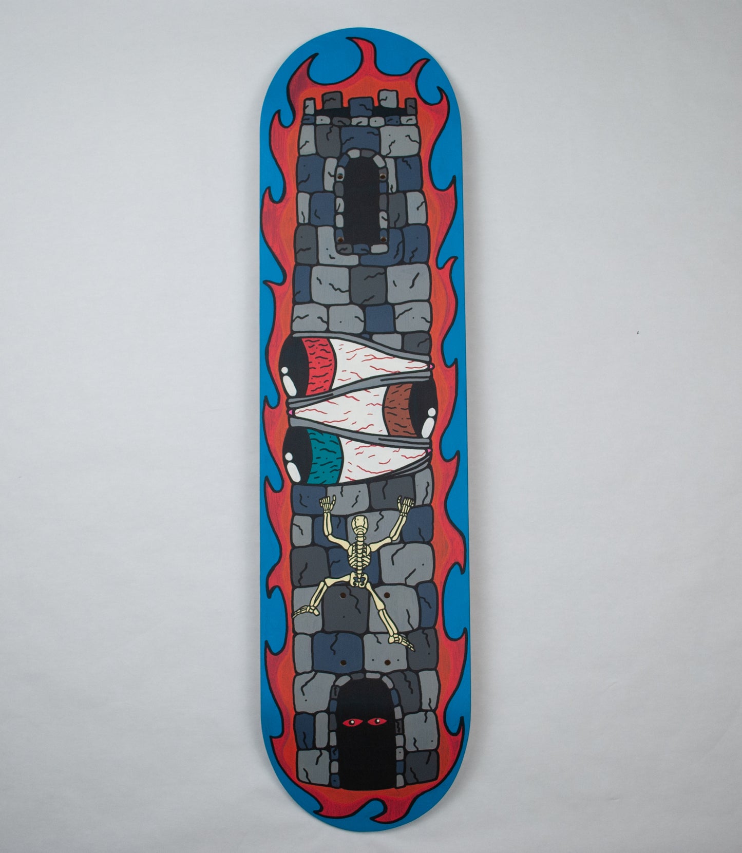 "The Castle" Painted Deck