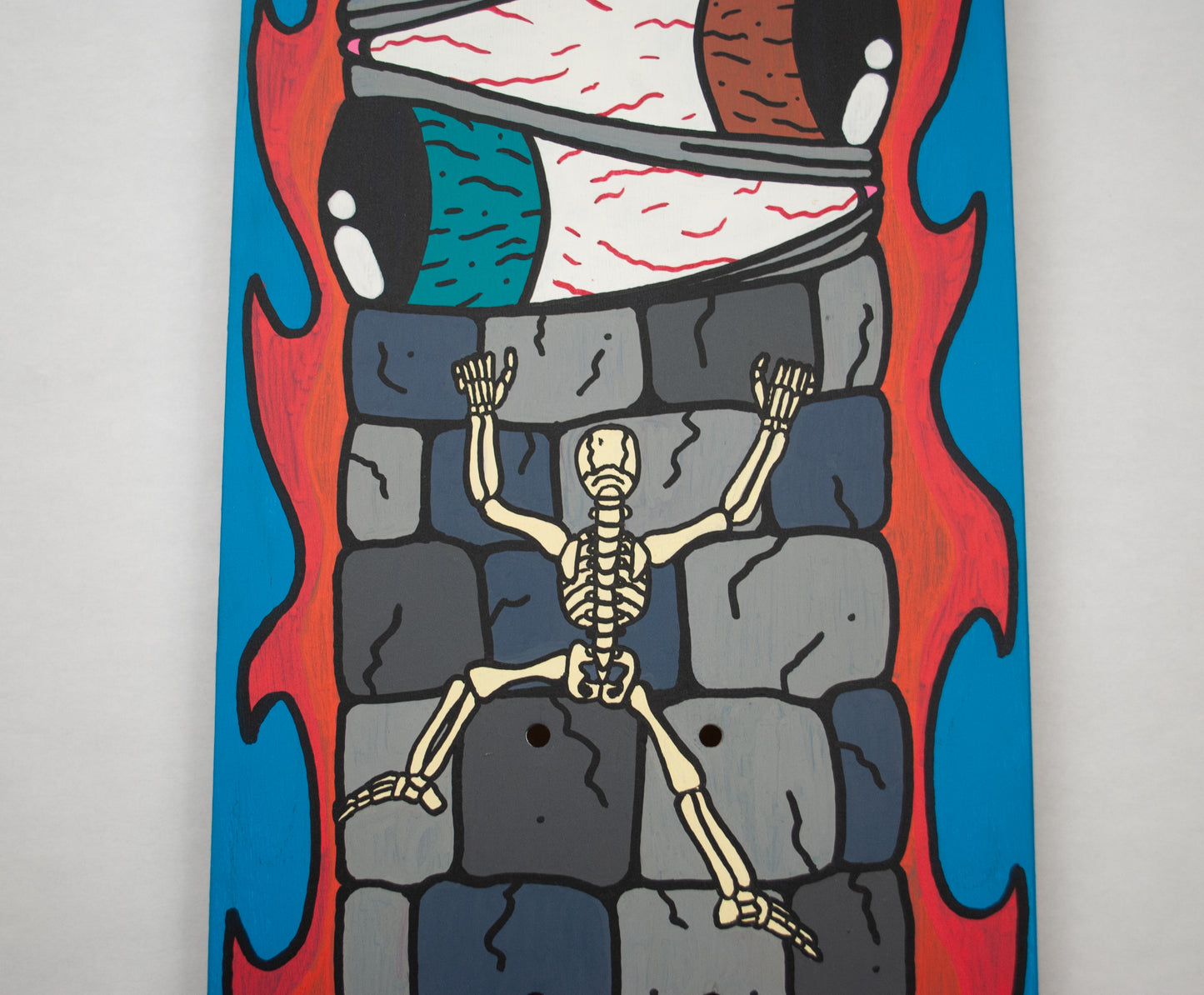 "The Castle" Painted Deck