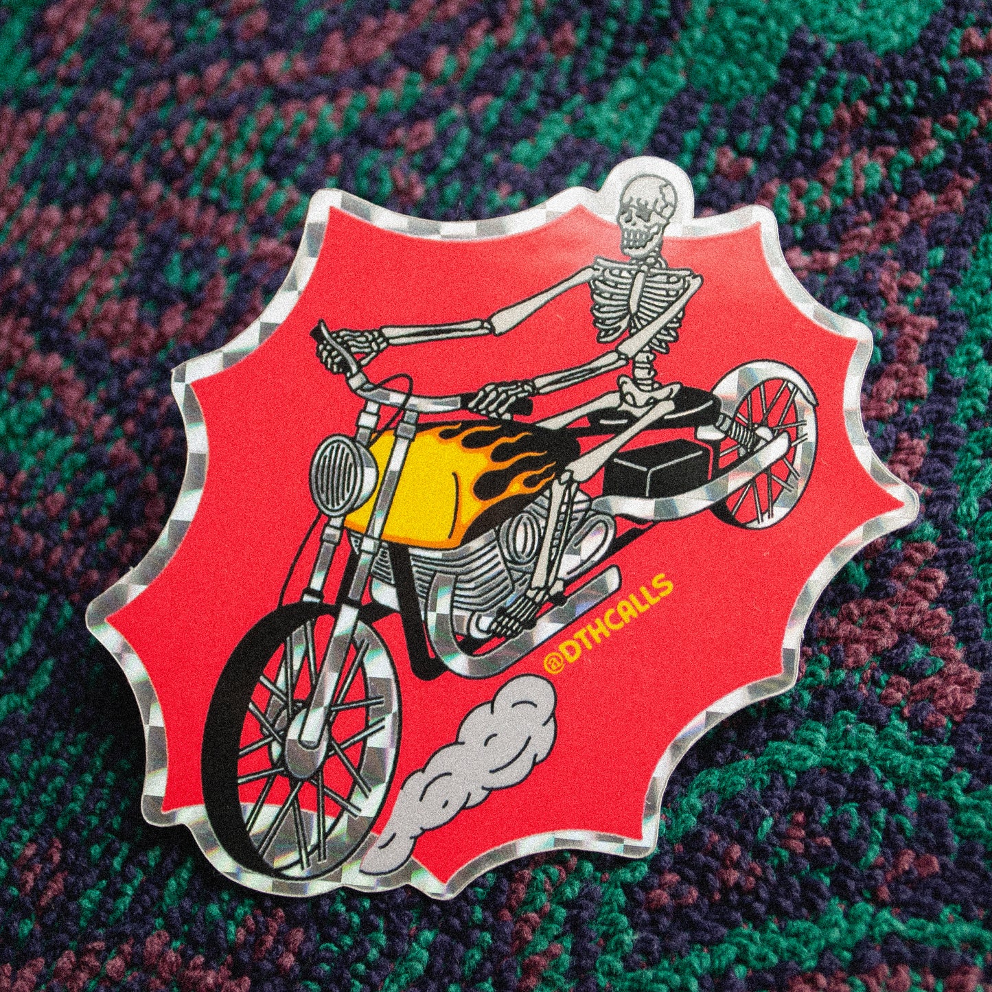 "Flame Chopper" Sticker