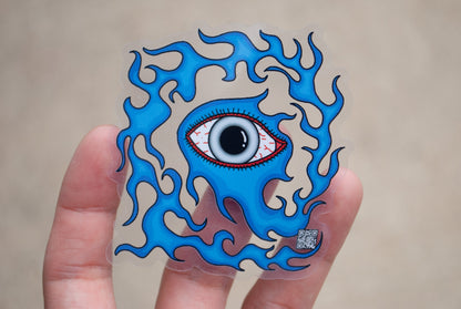 "Fiery Eye" Sticker