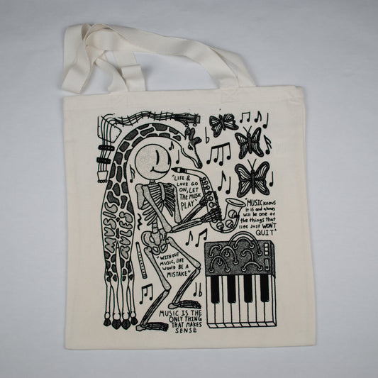 "Music Rules/I'm In Your Mind" Tote Bag