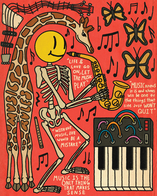 "Music Rules" Print