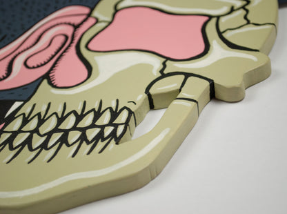 Bat Man Wooden Cutout Painting