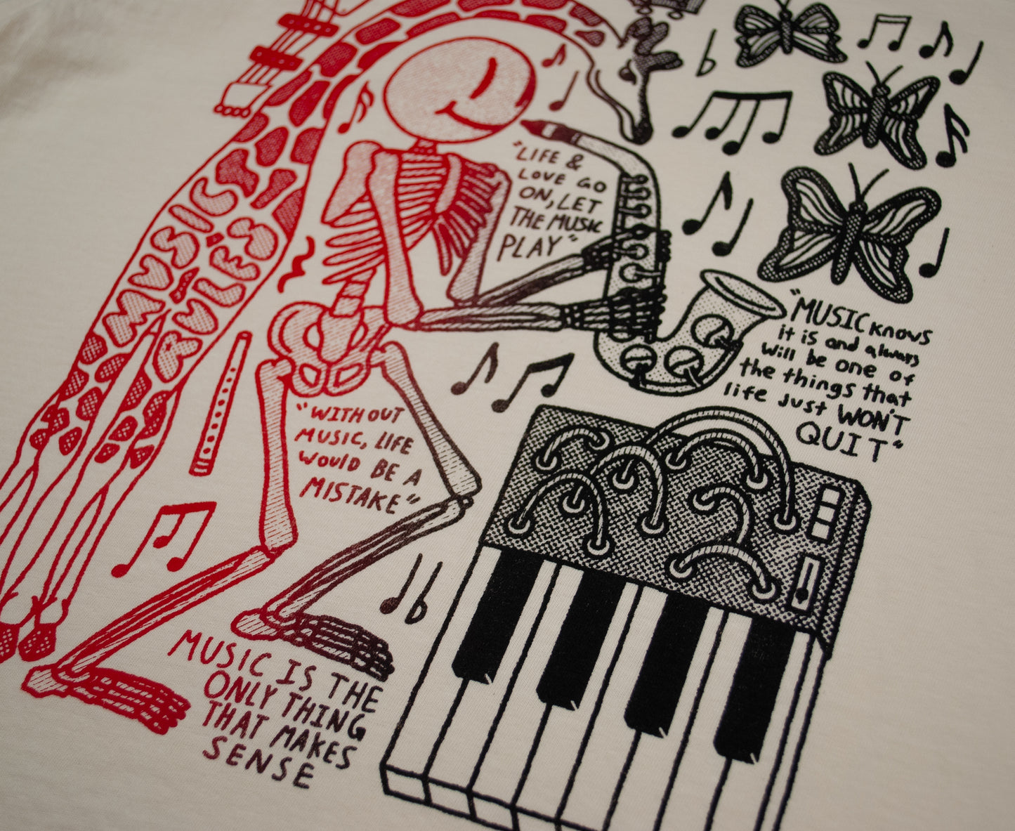 "Music Rules" Split Tee