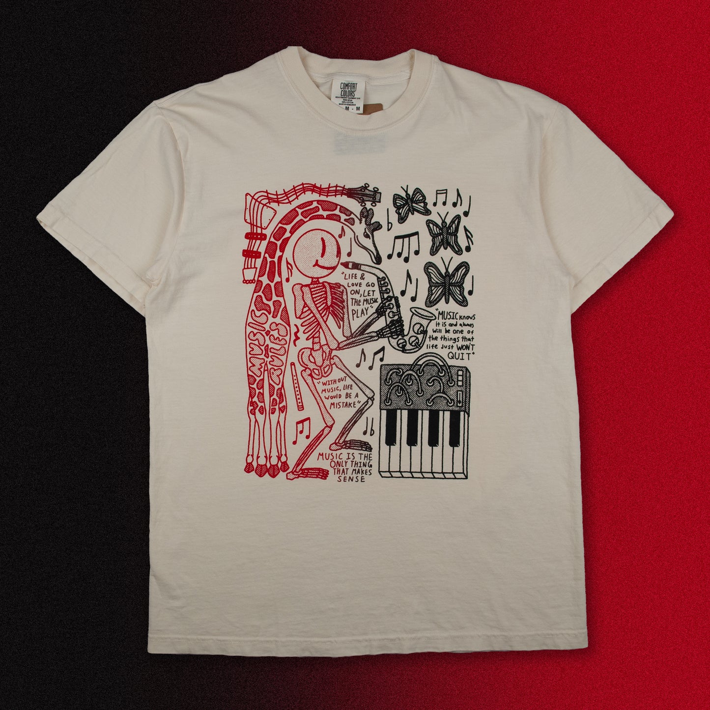 "Music Rules" Split Tee