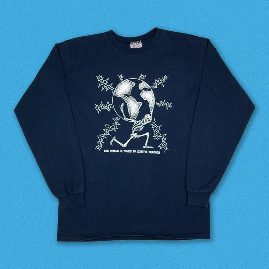 “World Is Yours” Vintage Longsleeve