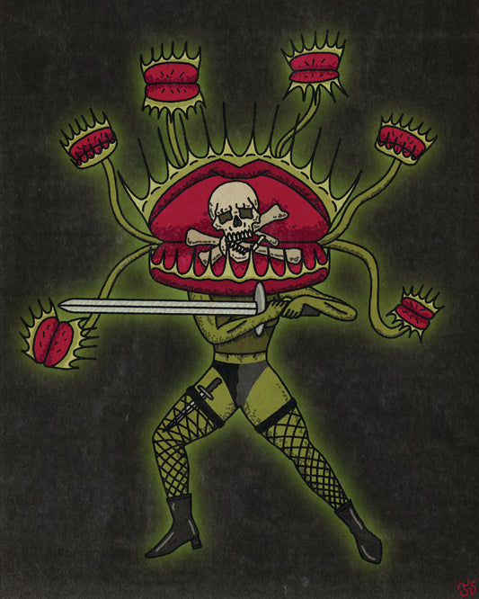 "Venus Fly Trap" 12x15 Print